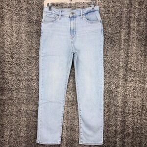 Levi's 724 High Rise Straight Crop Women's Jeans W29 L25 Light Wash Denim